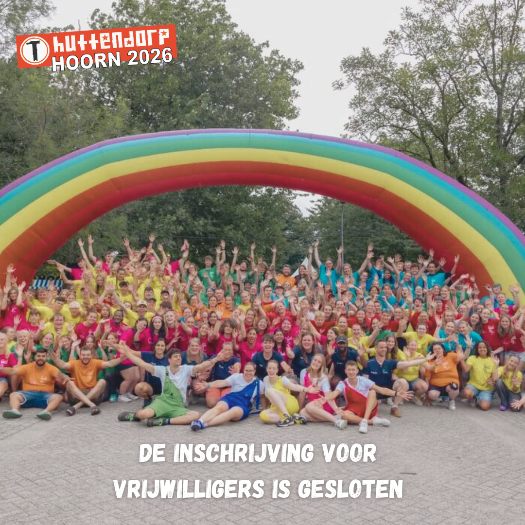 Aanmelding vrijwilligers gesloten