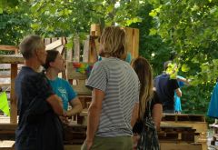 Huttendorp Hoorn - Huttendorp by night