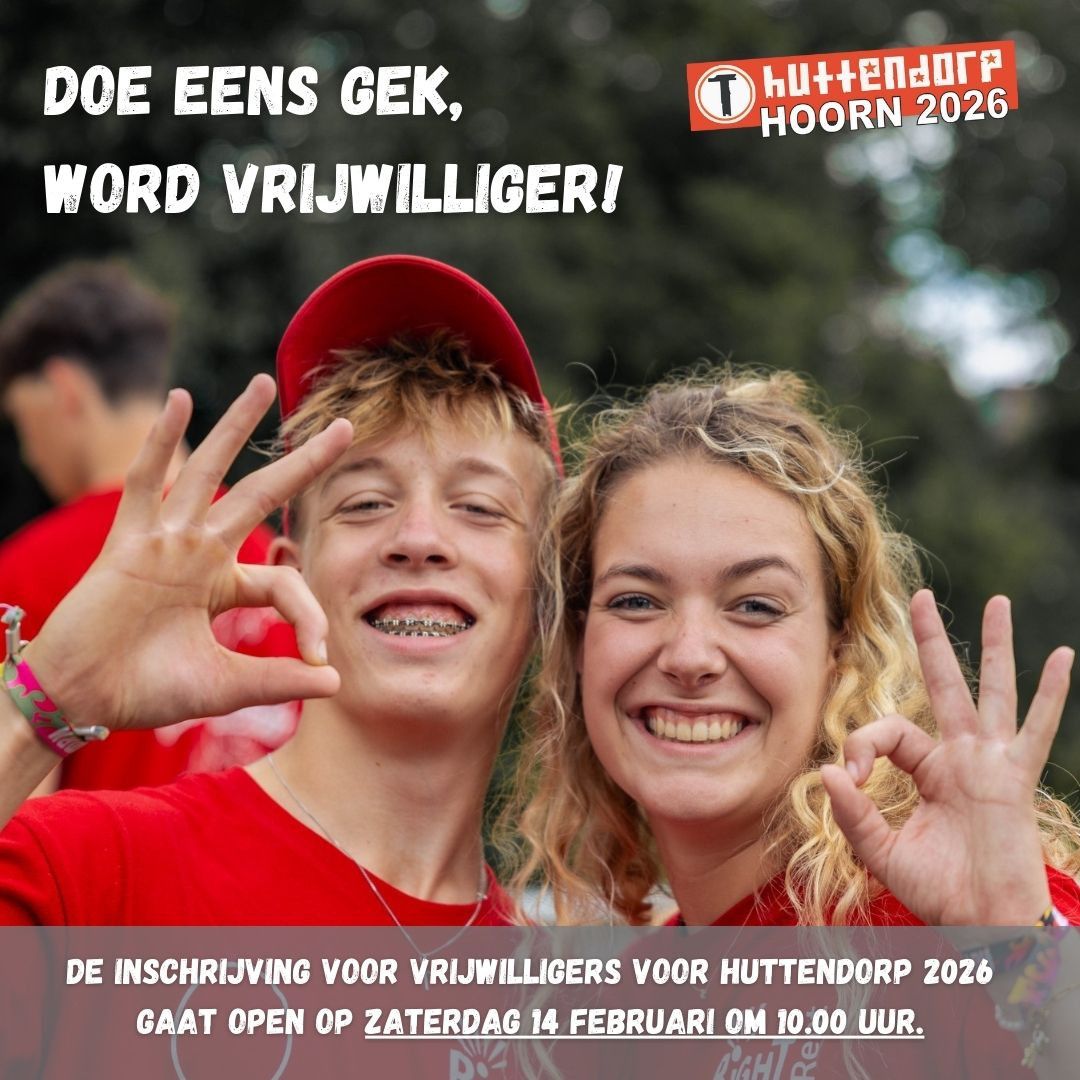 Word jij vrijwilliger bij Huttendorp 2026?