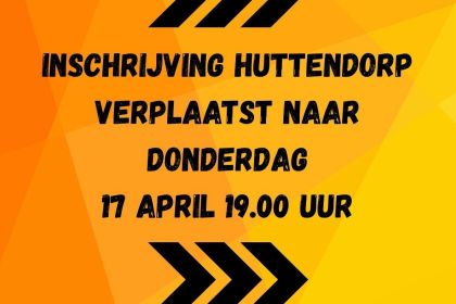 Overbelaste website inschrijving